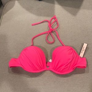 Victoria’s Secret swim halter pink 34B
